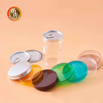 PET-Kunststoffgefäße Behälter Transparente PET-Kunststoffgefäße mit Deckel CQC