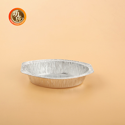 Öko-freundliche Aluminiumverpackungskisten Rechteck/Runde Form Silber/Goldfolie Deckel