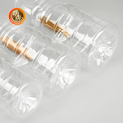 Flaschen aus klarem Kunststoff mit Gewürzen Lebensmittelgewürze Verpackung 1800 ml Kapazität