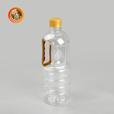Schraub auf Deckel Kunststoff Öko-Kochöl Flasche Lebensmittelqualität Gewürze Verpackung kundenspezifisch 1000ml-1800ml