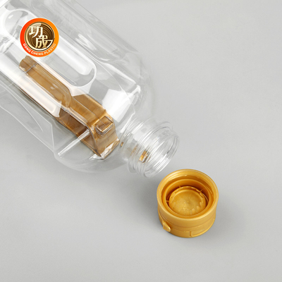 Flaschen aus klarem Kunststoff mit Gewürzen Lebensmittelgewürze Verpackung 1800 ml Kapazität